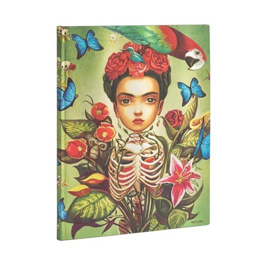 Taccuino Paperblanks copertina morbida Ultra a righe Frida Kahlo - 18 x 23 cm - 3