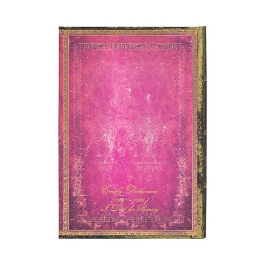 Taccuino Paperblanks copertina rigida Mini a righe Emily Dickinson, Morii per la Bellezza - 10 x 14 cm - 4
