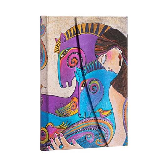 Taccuino Paperblanks copertina rigida Midi a righe Maria e Mares - 13 x 18 cm - 3