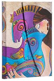 Taccuino Paperblanks copertina rigida Midi a pagine bianche Maria e Mares - 13 x 18 cm