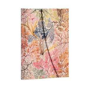 Cartoleria Taccuino Paperblanks copertina rigida Midi a righe Anemone - 13 x 18 cm Paperblanks