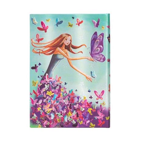 Taccuino Paperblanks copertina rigida Midi a righe Farfalle Estive - 13 x 18 cm - 4