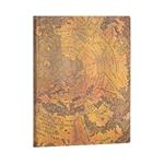 Taccuino Paperblanks copertina morbida Ultra a righe Globo di Hunt-Lenox - 18 x 23 cm
