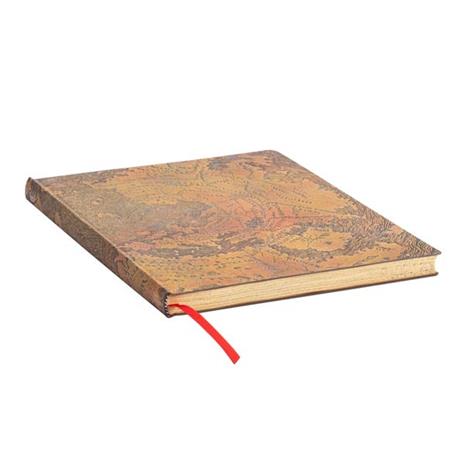 Taccuino Paperblanks copertina morbida Ultra a righe Globo di Hunt-Lenox - 18 x 23 cm - 2