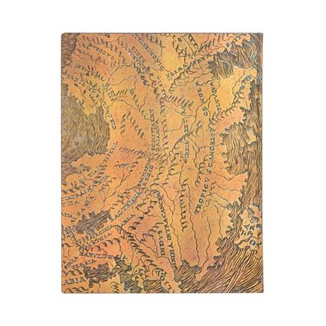 Taccuino Paperblanks copertina morbida Ultra a righe Globo di Hunt-Lenox - 18 x 23 cm - 4