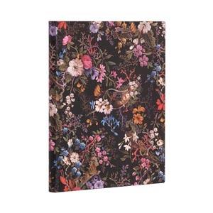 Taccuino Paperblanks copertina morbida Ultra a righe Floralia - 18 x 23 cm - 2