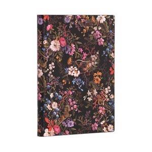 Taccuino Paperblanks copertina morbida Midi a righe Floralia - 13 x 18 cm - 2