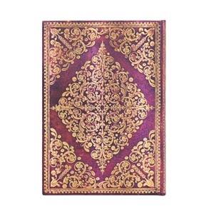 Taccuino Paperblanks, Diamante di Rosette, Viola, Midi, A righe - 13 x 18 cm - 3