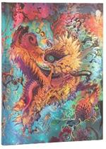 Taccuino Paperblanks, Collezione Android Jones, Drago Infuocato, Ultra, A righe - 18 x 23 cm