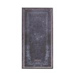 Agenda Paperblanks 2023 Macchia d'Inchiostro, 12 mesi, settimanale, Collezione Antica Pelle, orizzontale - 9,50 × 18 cm
