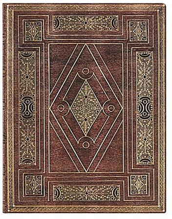 Paperblanks Taccuino flexi a copertina morbida, Ultra, Bianco, Biblioteca di Shakespeare, First Folio - 18 x 23 cm