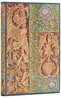 Paperblanks Taccuino flexi a copertina morbida, Ultra, Righe, Vox Botanica, Cardo Selvatico - 18 x 23 cm