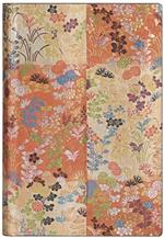 Agenda Paperblanks 2023-2024, 13 mesi Flexis, Mini, giornaliera, Kimono Giapponese, Kara-ori - 9,5 x 14 cm