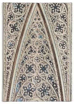 Agenda diario con Chiusura Magnetica e segnalibro a nastro, copertina rigida, volta Duomo di Milano, pagine bianche