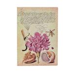 Flexi a copertina morbida Paperblanks, Righe, Garofano Rosa, Midi, Mira Botanica, 12 x 17,5 cm