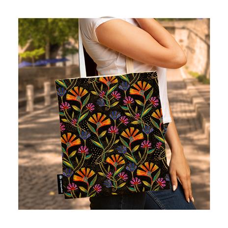 Borsa di tela Paperblanks, Fiori Selvatici, Creazioni Giocose, 38 x 38 cm - 3