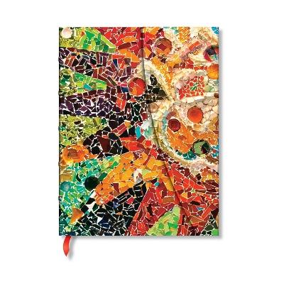 Gaudi’s Sun (Gaudi’s Mosaics) Mini Lined Hardback Journal (Wrap Closure) - Paperblanks - cover