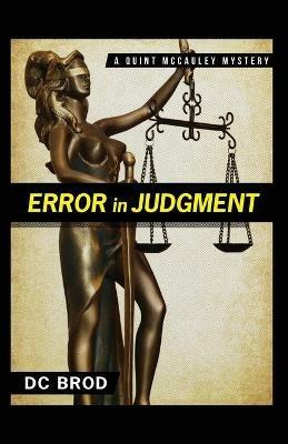 Error in Judgment - D C Brod - cover