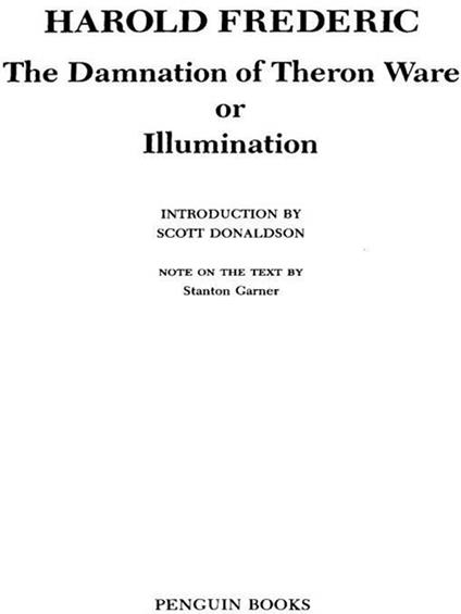 The Damnation of Theron Ware