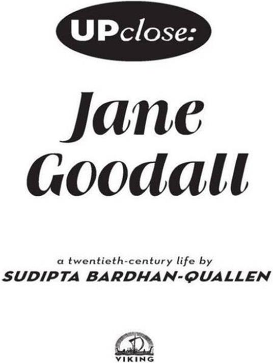 Jane Goodall - Sudipta Bardhan-Quallen - ebook