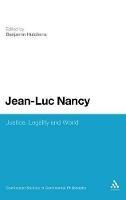 Jean-Luc Nancy: Justice, Legality and World - cover