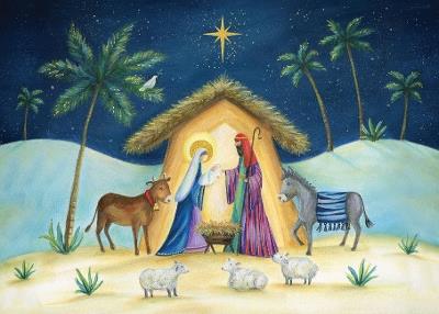 Holy Night Deluxe Boxed Holiday Cards (20 Cards, 21 Self-Sealing Envelopes) - cover