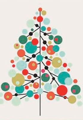 Ornamental Tree Small Boxed Holiday Cards (20 Cards, 21 Self-Sealing Envelopes) - cover