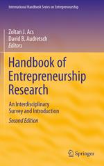 Handbook of Entrepreneurship Research