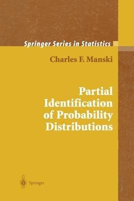 Partial Identification of Probability Distributions - Charles F. Manski - cover