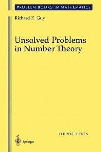 Unsolved Problems in Number Theory - Richard Guy - cover