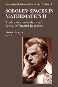Sobolev Spaces in Mathematics II: Applications in Analysis and Partial Differential Equations - cover