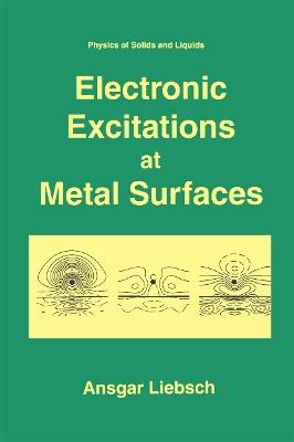 Electronic Excitations at Metal Surfaces - Ansgar Liebsch - cover