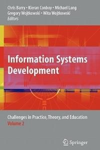 Information Systems Development: Challenges in Practice, Theory, and Education Volume 2 - cover
