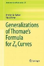 Generalizations of Thomae's Formula for Zn Curves