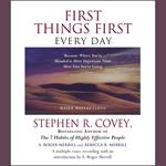 First Things First Every Day