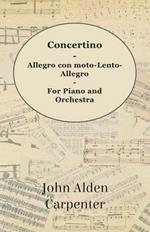Concertino - For Piano And Orchestra