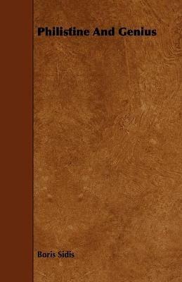 Philistine And Genius - Boris Sidis - cover