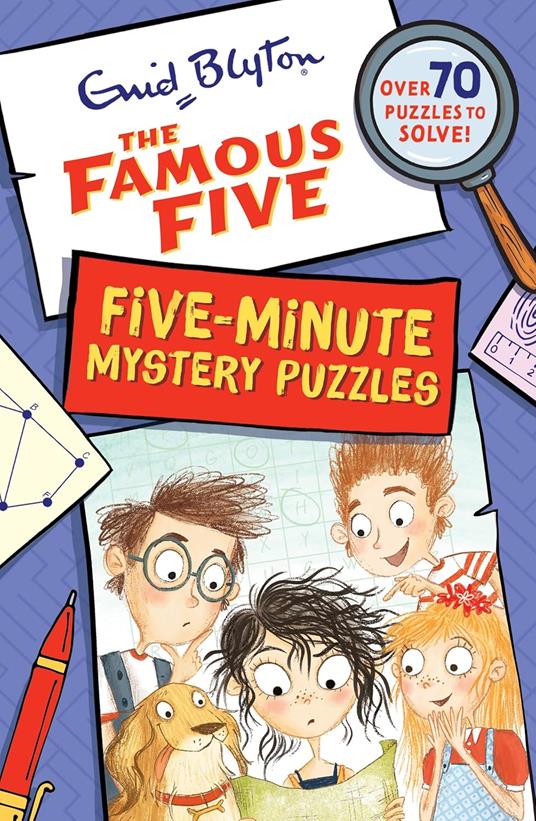Famous Five: Five-Minute Mystery Puzzles - Enid Blyton - cover