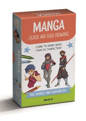 Manga Quick and Easy Drawing Deck: Learn to Draw More Than 50 Characters! - Van Huy Ta - cover