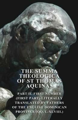The Summa Theologica Of St Thomas Aquinas - Anon - cover