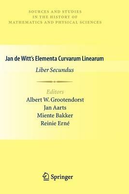 Jan de Witt’s Elementa Curvarum Linearum: Liber Secundus - cover