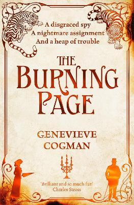 The Burning Page - Genevieve Cogman - cover