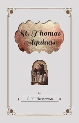 St. Thomas Aquinas - G. K. Chesterton - cover
