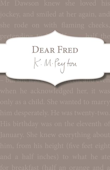 Dear Fred - K M Peyton - ebook