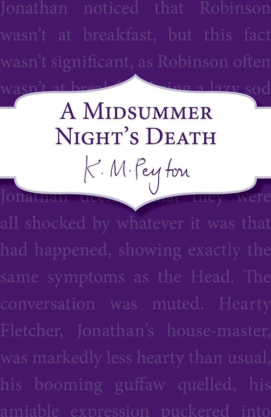 A Midsummer Night's Death - K M Peyton - ebook