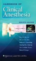 Handbook of Clinical Anesthesia - Paul G. Barash,Bruce F. Cullen,Robert K. Stoelting - cover