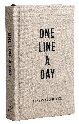 Canvas One Line a Day: A Five-Year Memory Journal - cover
