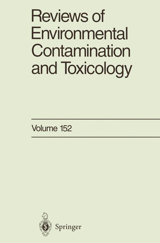 Reviews of Environmental Contamination and Toxicology