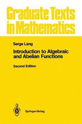 Introduction to Algebraic and Abelian Functions - Serge Lang - cover
