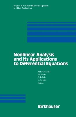 Nonlinear Analysis and its Applications to Differential Equations - cover